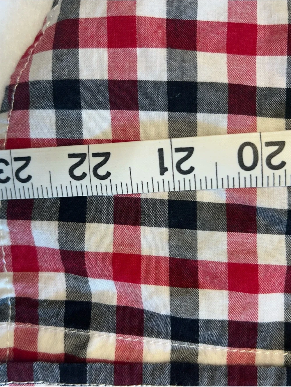 Gymboree Red Black White Plaid Button-Down Shirt Boys 10 100% Cotton